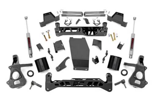 Rough Country - 22832 | 7 Inch GM Suspension Lift Kit w/ Strut Spacers, Premium N3 Shocks