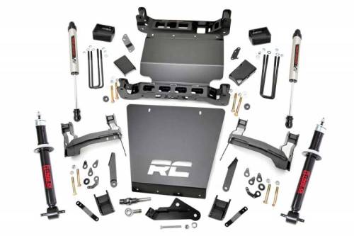 Rough Country - 29171 | 5 Inch GM Suspension Lift Kit w/ Lifted Struts & V2 Monotube Shocks