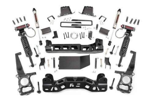 Rough Country - 57557 | Rough Country 6 Inch Suspension Lift Kit w/ Vertex Coil Overs & V2 Monotube Shocks (2014 F150 4WD)