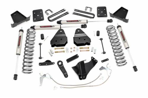 Rough Country - 47870 | 4.5 Inch Ford Suspension Lift Kit w/ V2 Monotube Shocks