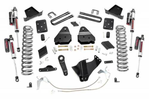 Rough Country - 53150 | 6 Inch Ford Suspension Lift Kit w/ Vertex Reservoir Shocks (Diesel Engine, No Overloads)