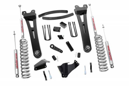 Rough Country - 537.20 | 6 Inch Ford Suspension Lift Kit w/ Premium N3 Shocks (Gas Engine)