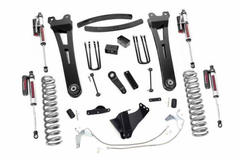 Rough Country - 53850 | 6 Inch Ford Suspension Lift Kit w/ Vertex Reservoir Shocks (Diesel Engine)