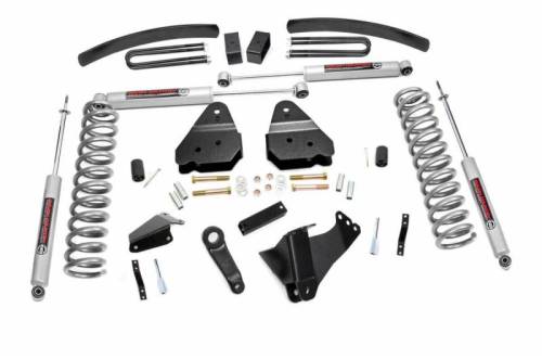 Rough Country - 596.20 | 6 Inch Ford Suspension Lift Kit w/ Premium N3 Shocks (Gas Engine)