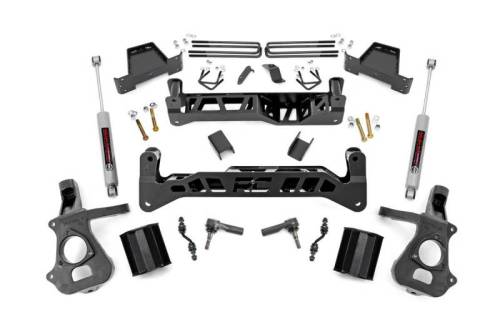 Rough Country - 23732 | 7 Inch GM Suspension Lift Kit w/ Strut Spacers, Premium N3 Shocks