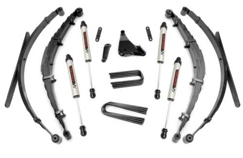 Rough Country - 49770 | 6 Inch Ford Suspension Lift Kit w/ V2 Monotube Shocks