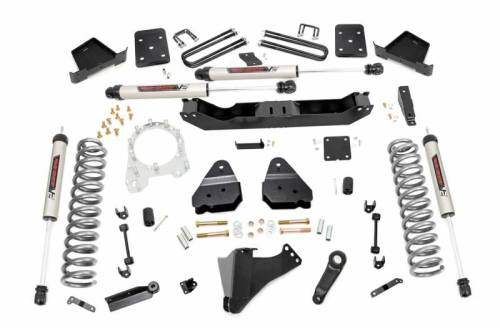 Rough Country - 51370 | Rough Country 6 Inch Ford Suspension Lift Kit w/ Diesel Engine, No Overloads