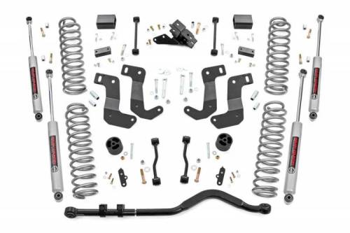 Rough Country - 62930 | Rough Country 3.5 Inch Lift Kit With Control Arm Drop For Jeep Wrangler JL 4WD | 2018-2023