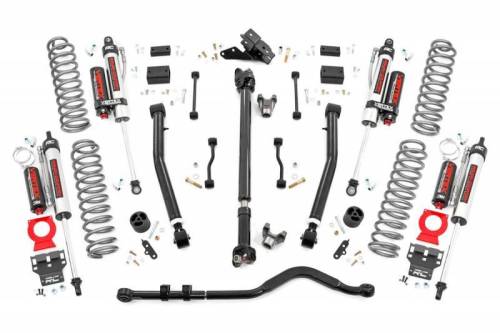 Rough Country - 69150 | Rough Country 3.5 Inch Lift Kit For Jeep Wrangler JL Unlimited | 2018-2023 | Vertex Reservoir Shocks, Rubicon