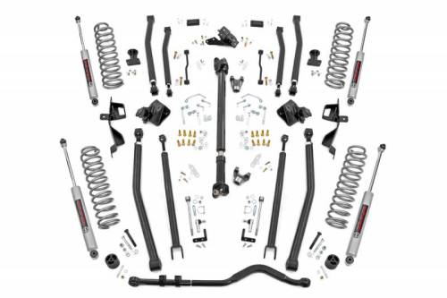 Rough Country - 66030 | Rough Country 6 Inch Long Arm Lift Kit For Jeep Wrangler JL Unlimited 4WD | 2018-2023 | Premium N3