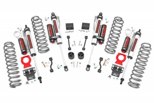 Rough Country - 66650 | Rough Country 2.5 Inch Lift Kit For Jeep Wrangler JL Rubicon 4WD | 2018-2023 | Vertex Reservoir Shocks, Rubicon