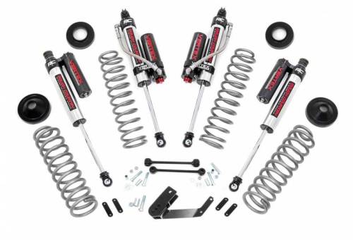 Rough Country - 66950 | 3.25 Inch Jeep Suspension Lift Kit w/ Vertex Reservoir Shocks