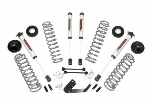 Rough Country - 66970 | 3.25 Inch Jeep Suspension Lift Kit w/ V2 Monotube Shocks