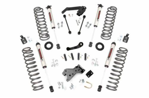 Rough Country - 68170 | 4 Inch Jeep Suspension Lift Kit w/ V2 Monotube Shocks