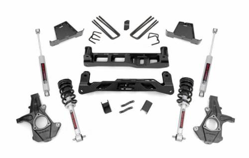 Rough Country - 26331 | Rough Country 7.5 Inch Lift Kit For Chevrolet Silverado / GMC Sierra 1500 | 2007-2013 | N3 Struts, N3 Rear Shocks