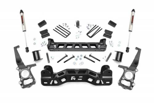 Rough Country - 57270 | 4 Inch Ford Suspension Lift Kit w/ V2 Monotube Shocks