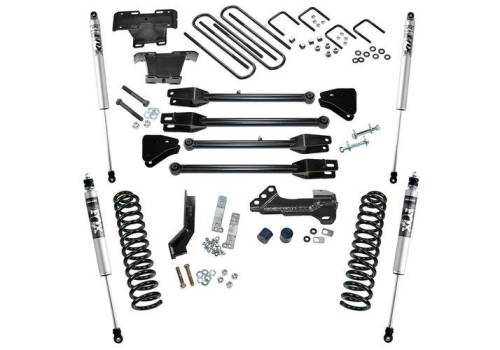 SuperLift - K166F | Superlift 4 Inch 4-Link  Suspension Lift Kit With Fox 2.0 Shocks (2017-2022 F250, F350 Super Duty 4WD | Diesel)