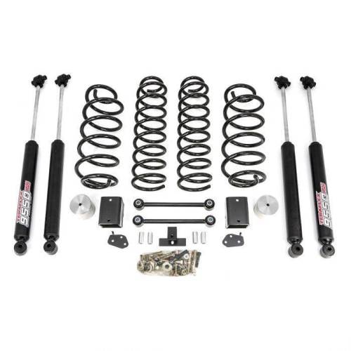 ReadyLIFT Suspensions - 69-6828 | ReadyLift 2.5 Inch Coil Spring Lift Kit With Teraflex 9550 Shocks (2018-2023 Wrangler JL)