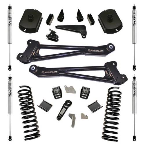 SuperLift - K125F | Superlift 4 Inch Suspension Lift Kit with Fox 2.0 Shocks (2014-2018 Ram 2500 4WD)