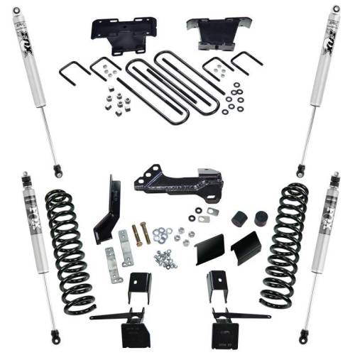 SuperLift - K165F | Superlift 4 Inch Radius Arm Suspension Lift Kit With Fox 2.0 Shocks (2017-2022 F250, F350 Super Duty | Diesel)