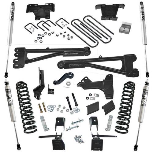 SuperLift - K169F | Superlift 6 Inch Radius Arm Suspension Lift Kit With Fox 2.0 Shocks 2017-2022 F250, F350 Super Duty 4WD | Diesel)