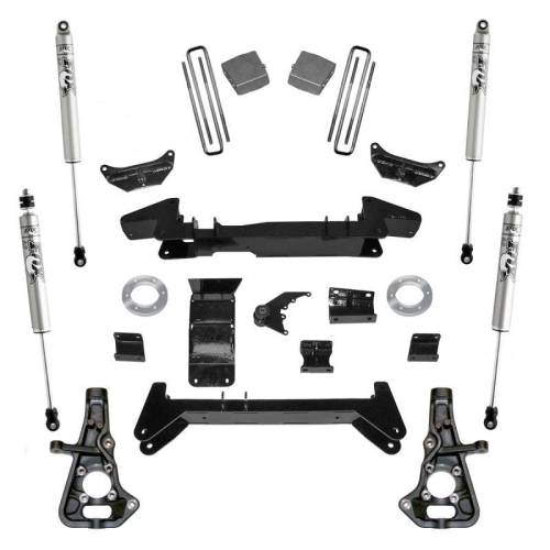 SuperLift - K806F | Superlift 6 inch Suspension Lift Kit with Fox 2.0 Shocks (2005-2007 F250, F350 Super Duty 4WD | Diesel)