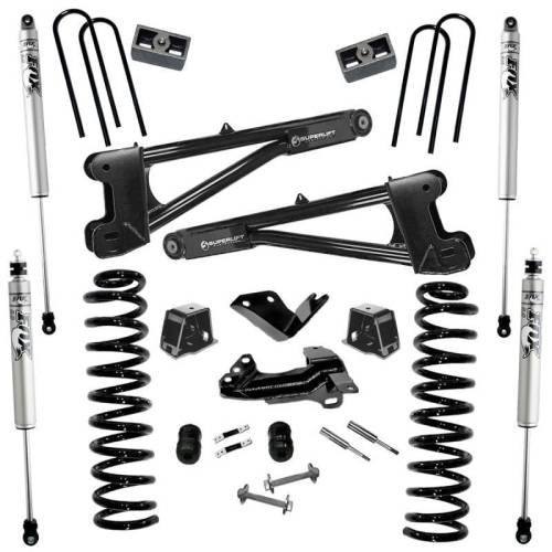 SuperLift - K975F | Superlift 4 inch Suspension Lift Kit with Fox 2.0 Shocks (2005-2007 F250, F350 Super Duty 4WD | Diesel)