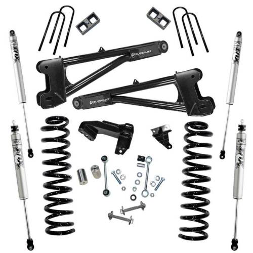 SuperLift - K981F | Superlift 4 inch Suspension Lift Kit with Fox 2.0 Shocks (2008-2010 F250, F350 Super Duty 4WD | Diesel)