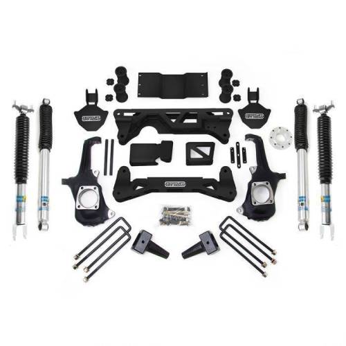 ReadyLIFT Suspensions - 44-3052 | ReadyLift 5-6 Inch Suspension Lift Kit with Bilstein Shocks (2011-2019 Silverado, Sierra 2500 HD, 3500 HD)