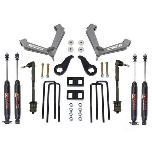 ReadyLIFT Suspensions - 69-3513 | ReadyLift 3.5 Inch SST Suspension Lift Kit w/ SST3000 Shocks (2011-2019 Silverado, Sierra 2500 HD)