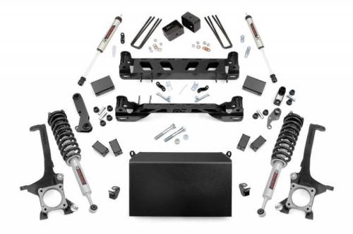 Rough Country - 75271 | 6 Inch Toyota Suspension Lift Kit w/ Lifted Struts, V2 Monotube Shocks