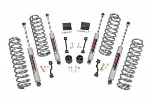 Rough Country - 91330 | Rough Country 2.5 Inch Lift Kit With Coils For Jeep Wrangler JL 4WD | 2018-2023 | Premium N3 Shocks