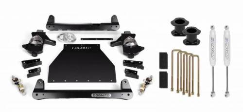 Cognito Motorsports - 110-P0781 | Cognito 4-Inch Standard Lift Kit (2007-2018 Silverado, Sierra 1500 2WD/4WD With OEM Cast Steel Control Arms)