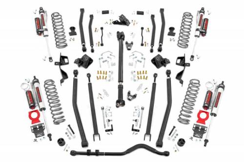 Rough Country - 66050 | Rough Country 6 Inch Long Arm Lift Kit For Jeep Wrangler JL Unlimited 4WD | 2018-2023 | Vertex Reservoir