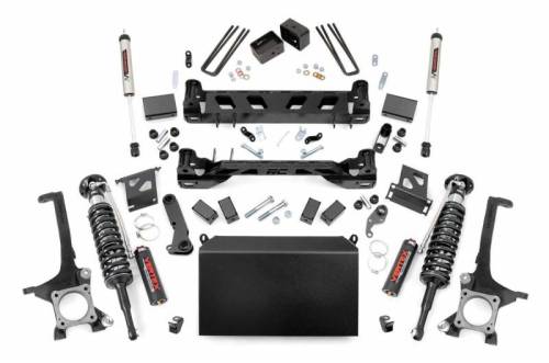 Rough Country - 75257 | 6  Inch Toyota Suspension Lift Kit w/ Vertex Coilovers, V2 Monotube Shocks