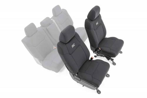 Rough Country - 91026A | Toyota Neoprene Front Seat Covers (14-21 Tundra)