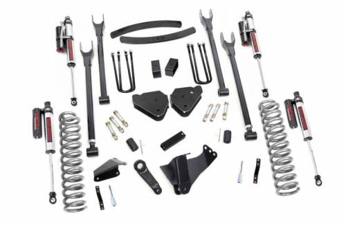 Rough Country - 57850 | 6 Inch Ford Suspension Lift Kit w/ Vertex Reservoir Shocks (Gas Engine, NO Overloads)