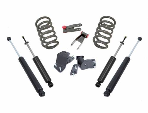 MaxTrac Suspension - K330524-8 | Complete 2/4 Lowering Kit (1988-1998 Chevrolet, GMC C1500 2WD | 8 Cylinder)