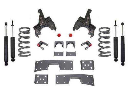 MaxTrac Suspension - K330546L-8 | Complete 4/6 Lowering Kit (1988-1991 Chevrolet, GMC C1500 2WD | 8 Cylinder)