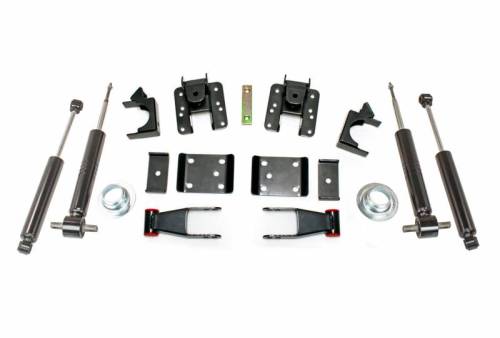 MaxTrac Suspension - K331324S | Complete 2/4 Lowering Kit (2007-2018 Chevrolet, GMC Silverado, Sierra 1500 2WD/4WD)