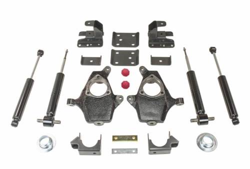 MaxTrac Suspension - K331336S | Complete 3-4/5-6 Lowering Kit (2007-2016 Chevrolet, GMC Silverado, Sierra 1500 2WD/4WD)