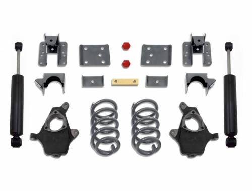 MaxTrac Suspension - K331346-8 | K331346-6 | Complete 4/6 Lowering Kit (2007-2013 Chevrolet, GMC Silverado, Sierra 1500 2WD/4WD | Ext/Crew Cab)