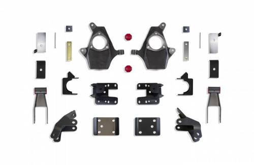 MaxTrac Suspension - KS331324M | Complete 2/4 Lowering Kit (2014-2016 Chevrolet, GMC Silverado, Sierra 1500 2WD/4WD | Magneride)