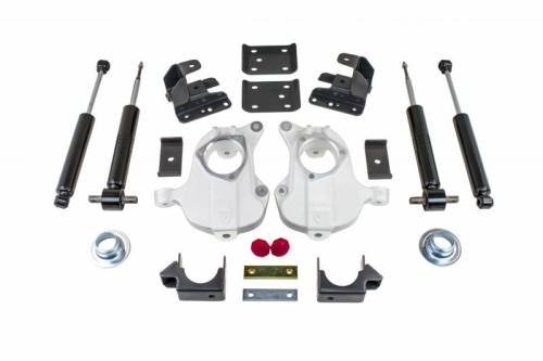 MaxTrac Suspension - KA331336 | Complete 3-4/5-6 Lowering Kit (2016-2018 Chevrolet, GMC Silverado, Sierra 1500 2WD | NON Magneride)