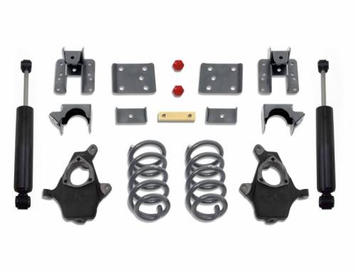 MaxTrac Suspension - KS331546-8 | Complete 4/6 Lowering Kit (2014-2016 Chevrolet, GMC Silverado, Sierra 1500 2WD/4WD | Ext/Crew Cab)