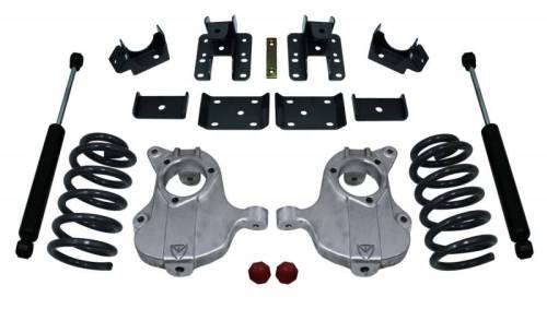 MaxTrac Suspension - KA331546-8 | KA331546-6 | Complete 4/6 Lowering Kit (2016-2018 Chevrolet, GMC Silverado, Sierra 1500 2WD | Ext/Crew Cab | NON Magneride)