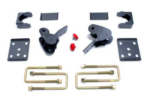 MaxTrac Suspension - 303240 | 4 Inch Rear Lowering Flip Kit (2015-2020 Ford F150 Pickup 2WD/4WD)