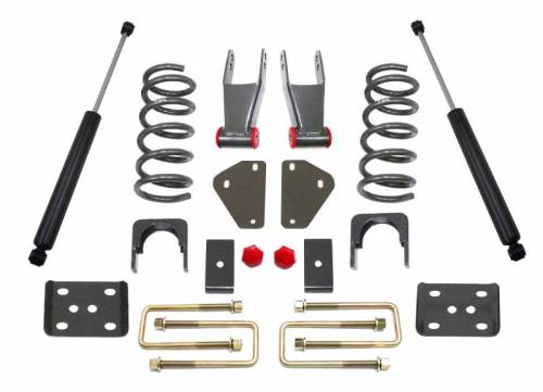 MaxTrac Suspension - K332124-8 | Complete 2/5 Lowering Kit (2002-2008 Dodge Ram 1500 2WD | 8 Cylinder)