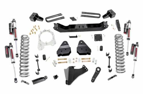 Rough Country - 55950 | 4.5 Inch Ford Suspension Lift Kit w/ Vertex Reservoir Shocks (Diesel, Dually ONLY)