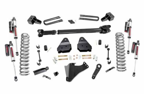 Rough Country - 55951 | 4.5 Inch Ford Suspension Lift Kit w/ Vertex Reservoir Shocks (Diesel, Dually ONLY)